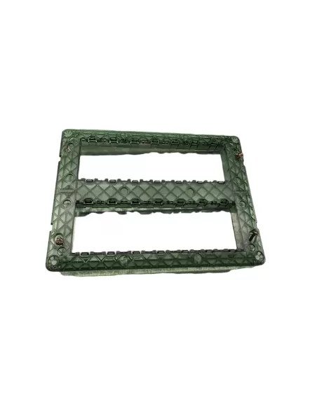 Vimar 14620 unterstützt 14 Module mit Schrauben der Plana-Serie